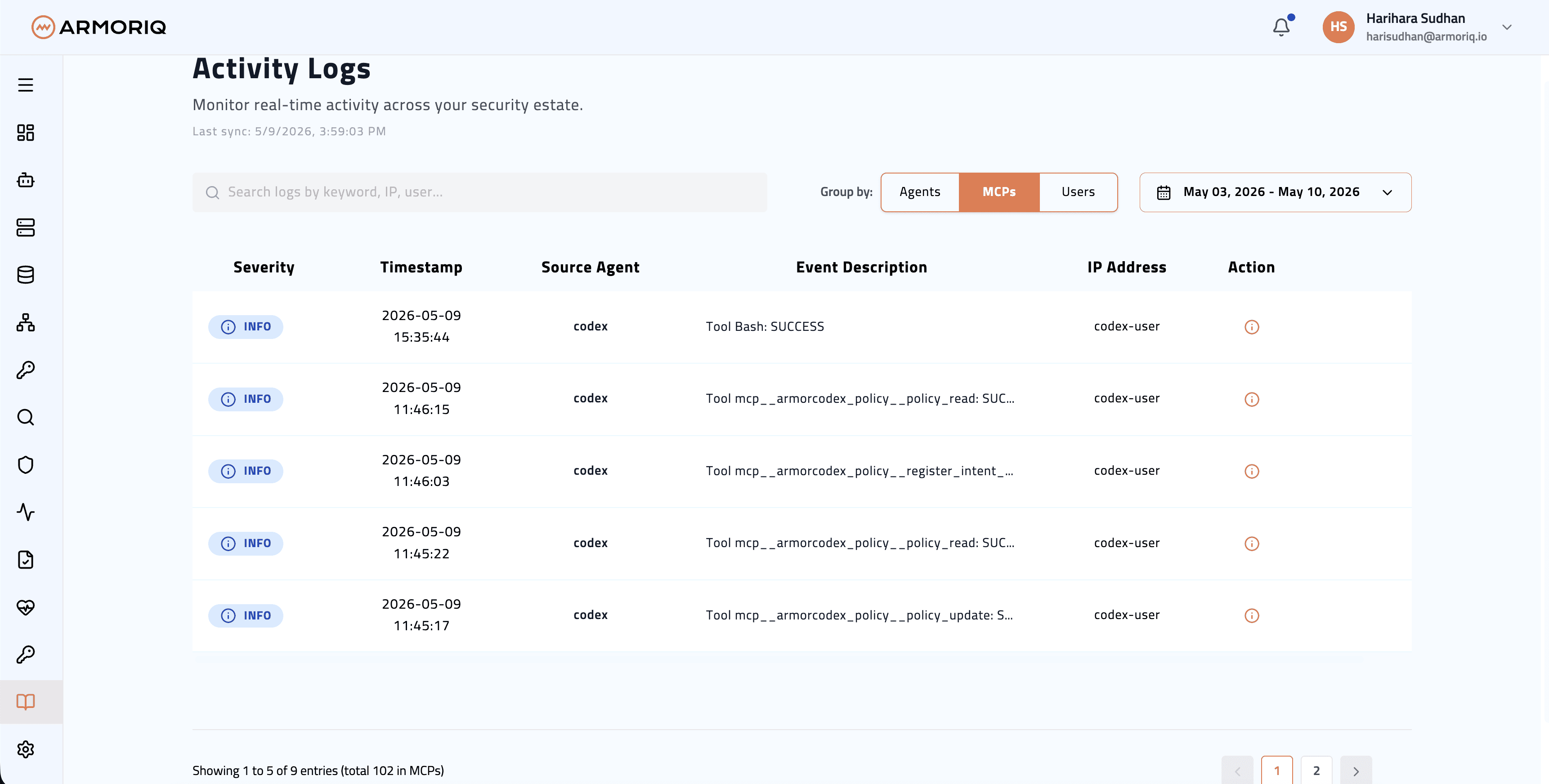 Activity Logs