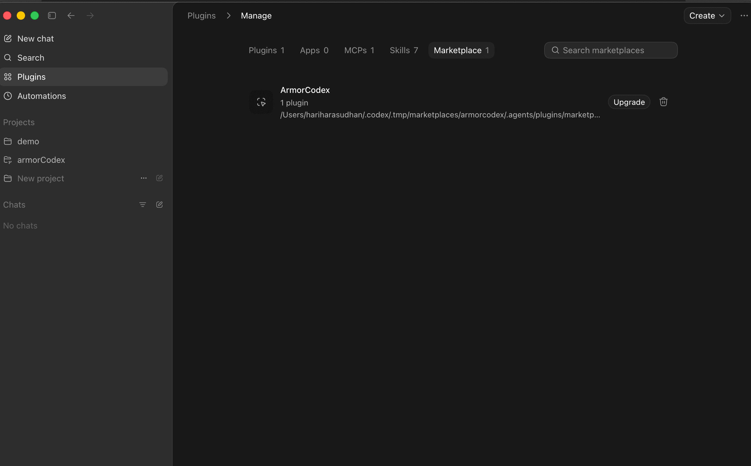 Codex Desktop Plugin